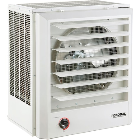 Global Industrial Fan Forced Electric Unit Heater, 3 Phase, 480V, 15kW, 21-7/16 in H, 19 in W 246134